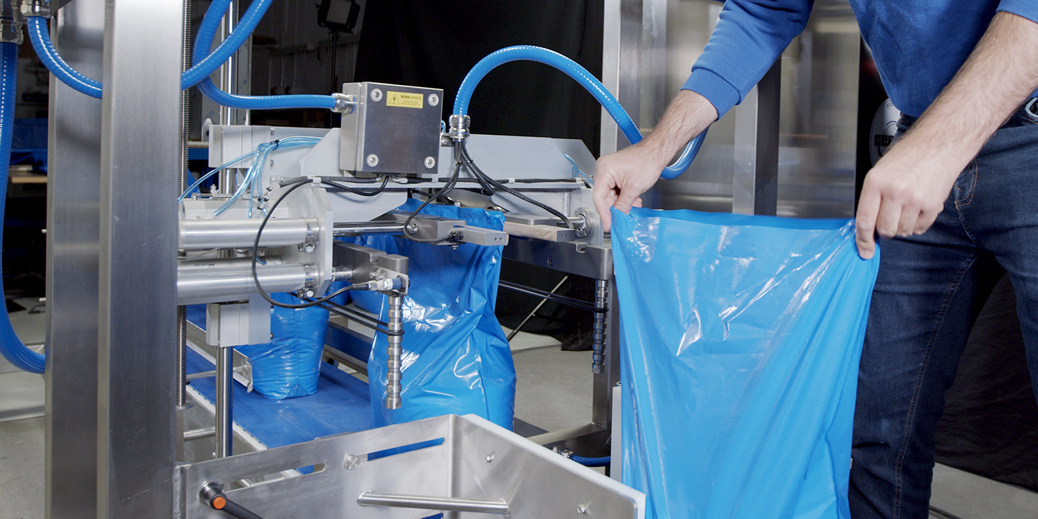 Image showing ImPulse heal sealing technology being used on a production machine.